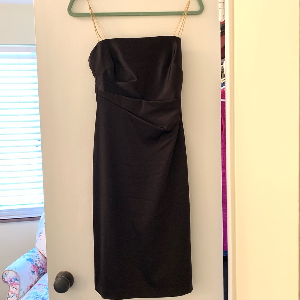 Black cocktail dress